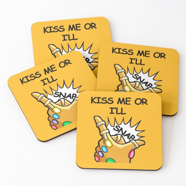 Item preview, Kiss me or I'll snap designed and sold by Rocky Chavez.