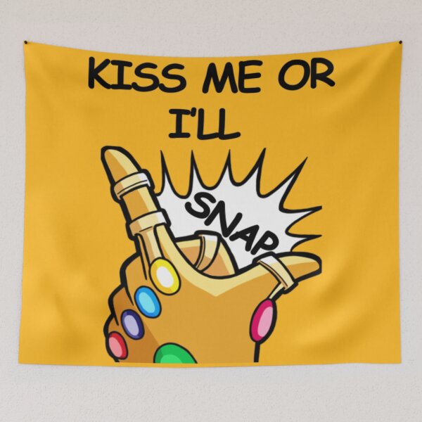 Item preview, Kiss me or I'll snap designed and sold by Rocky Chavez.