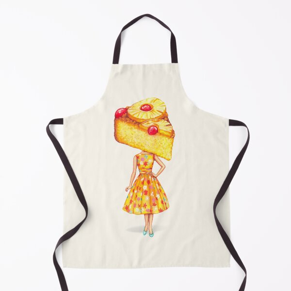 Item preview, Cake Head Pin-Up: Pineapple Upside-down Cake designed and sold by Kelly  Gilleran.