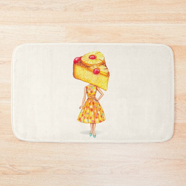 Item preview, Cake Head Pin-Up: Pineapple Upside-down Cake designed and sold by Kelly  Gilleran.