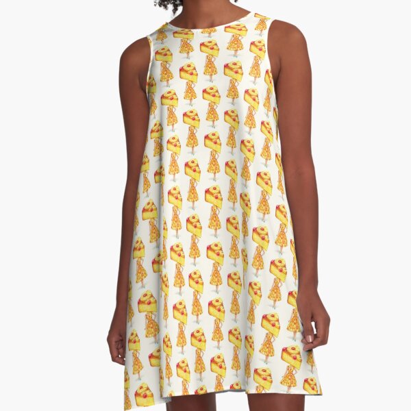 Upside Down Pineapple: Just Ask A-Line Dress for Sale by beefrancky