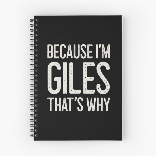 Item preview, Because I’m Giles That’s Why Funny Personalized Name designed and sold by MariosNydras.