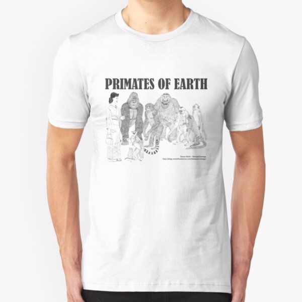 Primates of Earth Slim Fit T-Shirt