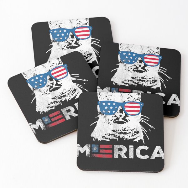 Item preview, Merica Cat American Flag  American Flag Old Glory USA  designed and sold by lenitate.