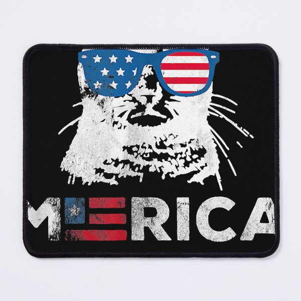 Item preview, Merica Cat American Flag American Flag Old Glory USA designed and sold by lenitate.