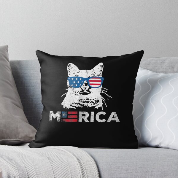 Item preview, Merica Cat American Flag  American Flag Old Glory USA  designed and sold by lenitate.