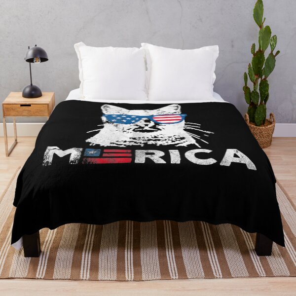 Item preview, Merica Cat American Flag  American Flag Old Glory USA  designed and sold by lenitate.