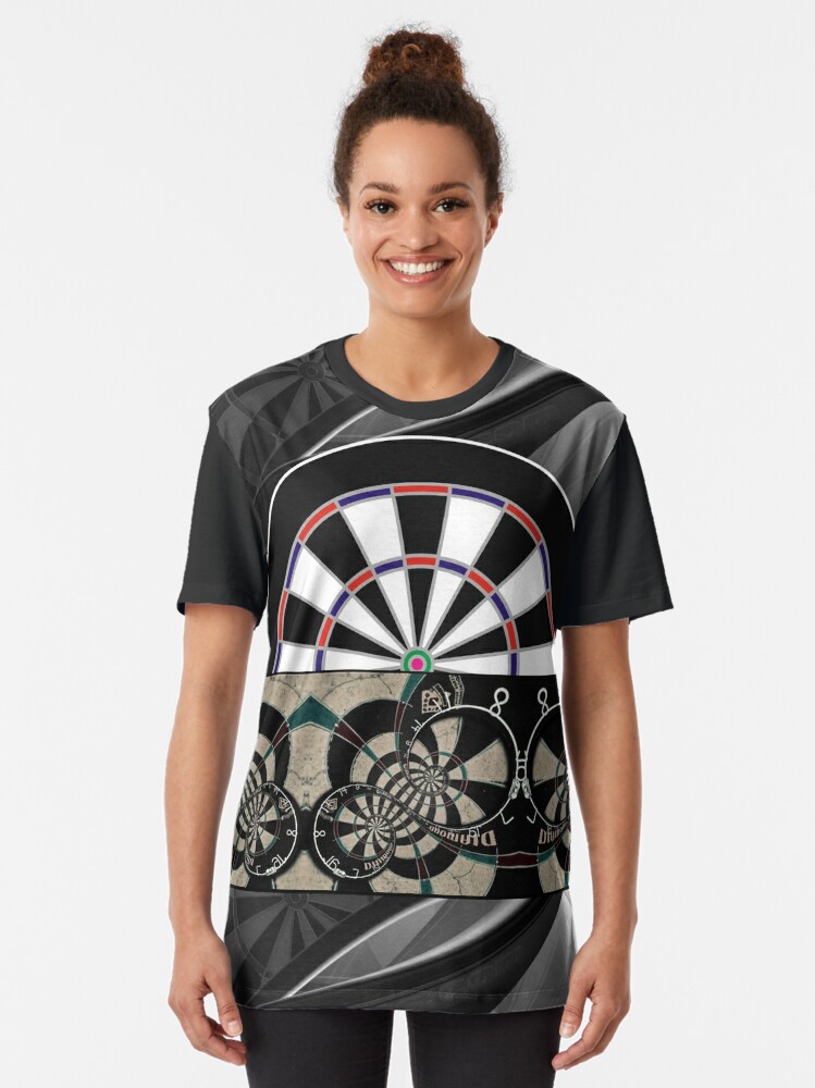 Alternate view of Abstract Darts Shirt Graphic T-Shirt