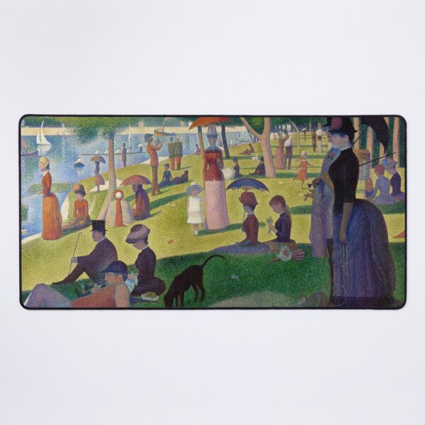 Vista previa del artículo con la obra «Una tarde de domingo en la isla de La Grande Jatte de Georges Pierre Seurat», diseñado y vendido por ReimagineStore.