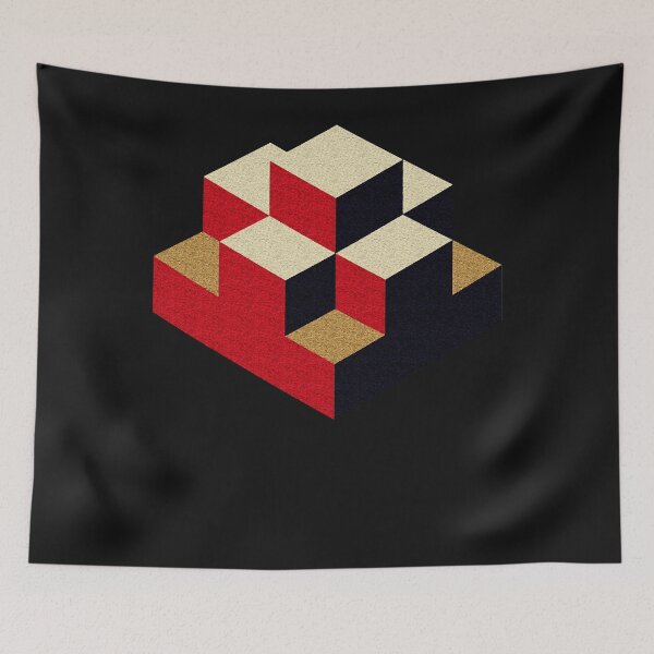 Item preview, Isometric abstract geometric Classic T-Shirt.png designed and sold by ScottChilder.