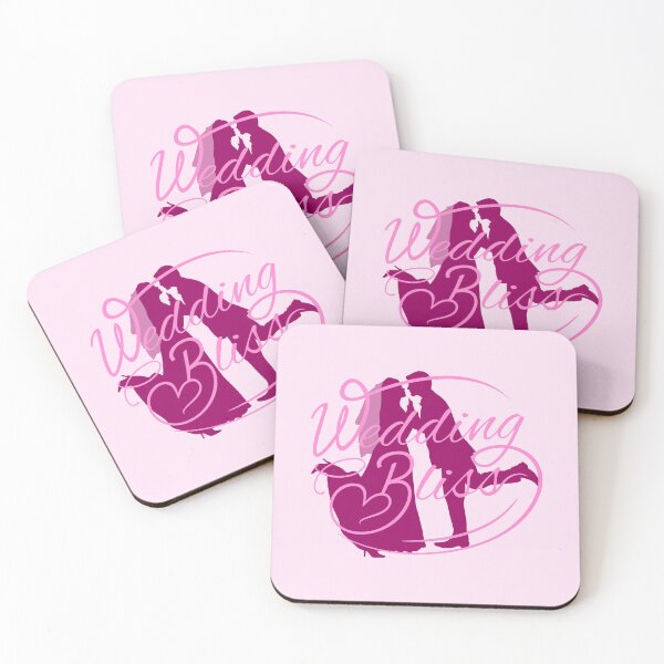 Item preview, Wedding Bliss - Light Pink/Fuchsia on Lt. Pink designed and sold by PawsitiveMum.