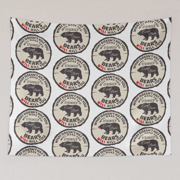 Item preview, Bears WILL Kill You. designed and sold by positiveimages.