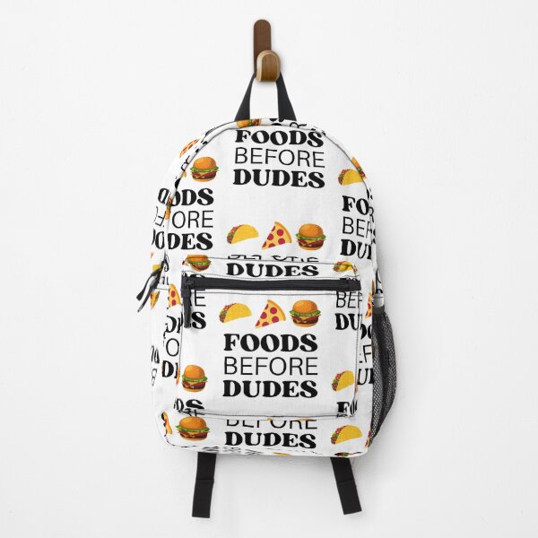 Item preview, Foods Before Dudes (Pizza, Hamburger, Taco) designed and sold by spoeg.
