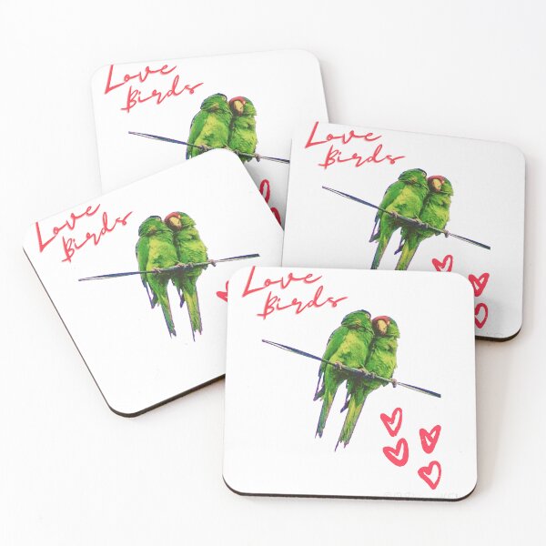 Item preview, Love Birds, Parrot Love designed and sold by ODesignsNShirts.