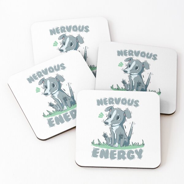 Item preview, Nervous Energy Greyhound  designed and sold by coxturn201.