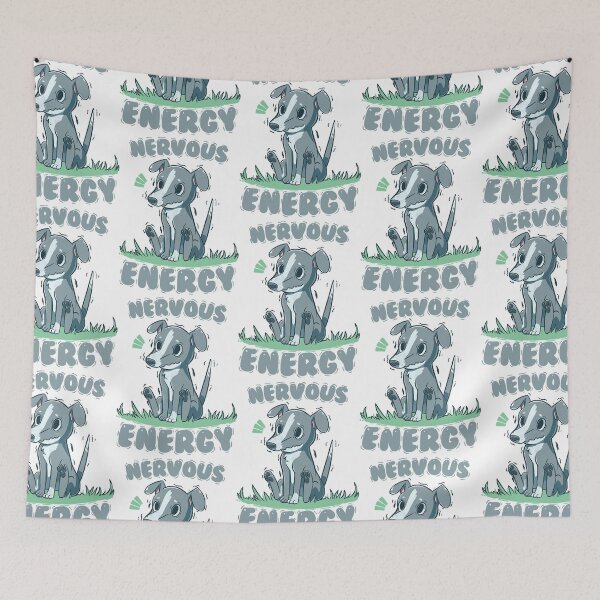 Item preview, Nervous Energy Greyhound  designed and sold by coxturn201.
