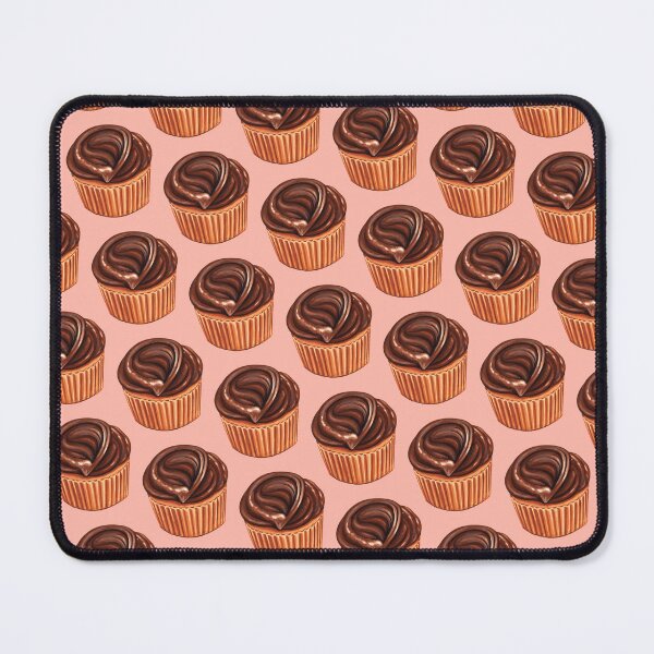 Item preview, Chocolate Cupcake Pattern - Pink designed and sold by Kelly  Gilleran.
