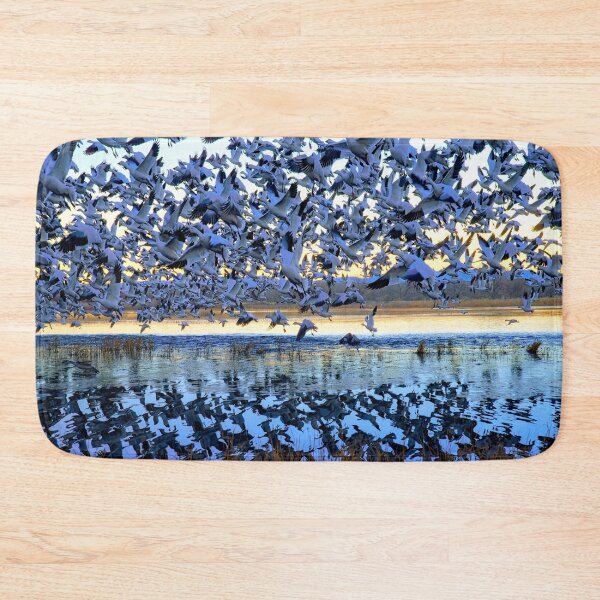 Item preview, Grand Finale Snow Geese Bosque Del Apache National Wildlife Refuge NM designed and sold by Rocky Mountain Artistry.