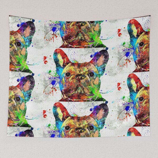 Item preview, Frenchie Grunge Portrait designed and sold by Daniel Janda.