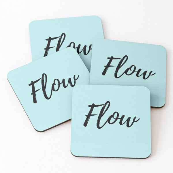 Item preview, The Word Flow with Blue Background designed and sold by ActionFocus.