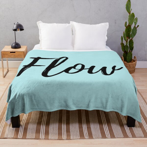 Item preview, The Word Flow with Blue Background designed and sold by ActionFocus.