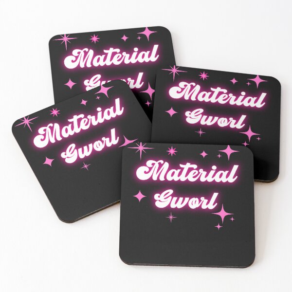 Item preview, Material Gworl Viral Meme Pink Stars Text Girl Gift Graphic designed and sold by Locjeb.