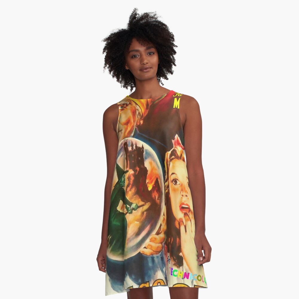 Italian poster of The Wizard of Oz A-Line Dress