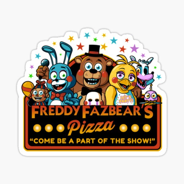 FNAF Holographic Stickers Five Nights at Freddie's Vinyl Stickers