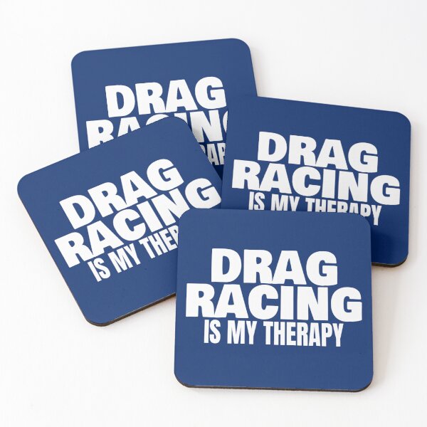 Item preview, Drag Racing Is My Therapy Drag Strip T Shirt Merch designed and sold by PRINTS2HOT.
