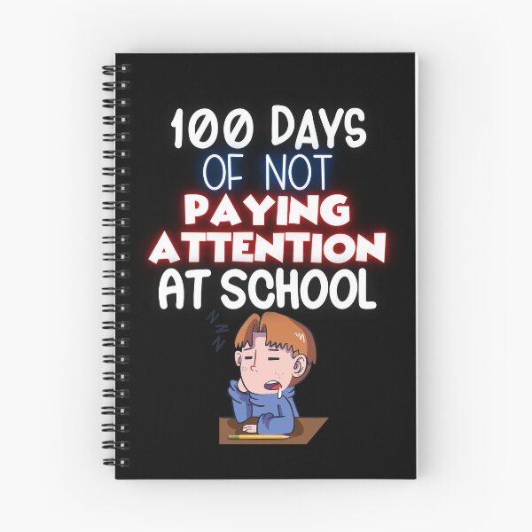 Item preview, 100 Days of Not Paying Attention at School Funny Slacker designed and sold by Locjeb.