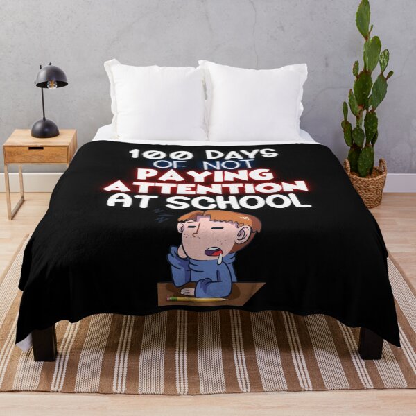 Item preview, 100 Days of Not Paying Attention at School Funny Slacker designed and sold by Locjeb.