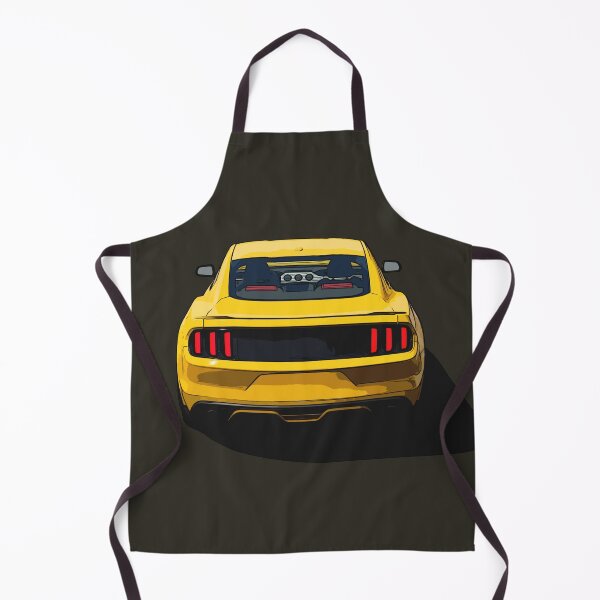 Item preview, Rear of Yellow American Muscle Car S550 designed and sold by ApexFibers.