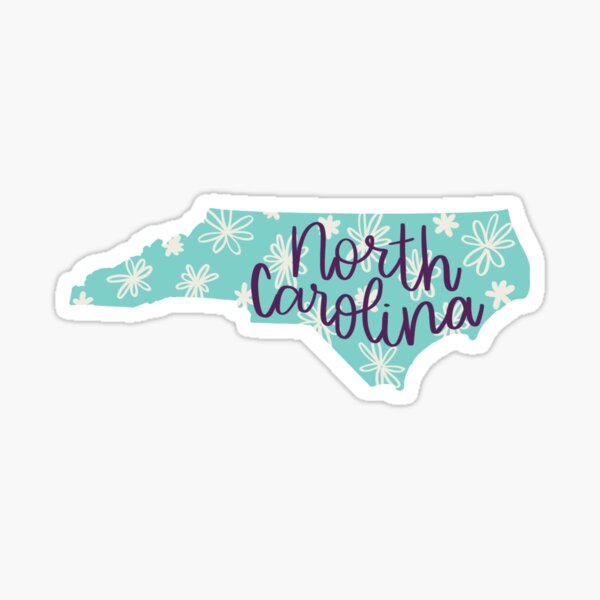 North Carolina Sticker For Sale By Liz152 Redbubble