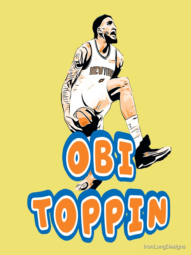 IronLung Designs Obi Toppin New York Knicks T-Shirt