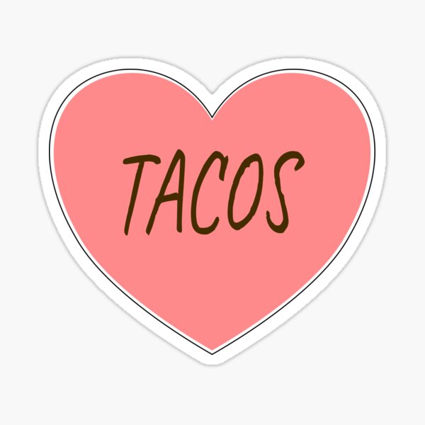 Item preview, Love Tacos designed and sold by TableOC.