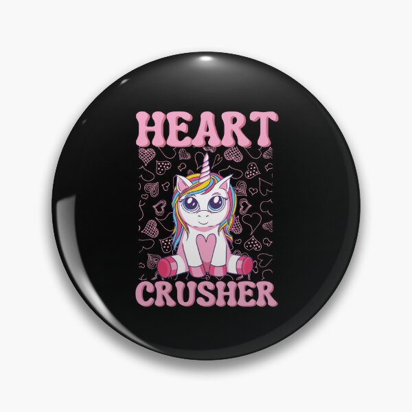 Item preview, Heart crusher, Magical unicorn Valentine's Day design designed and sold by Auntieck.