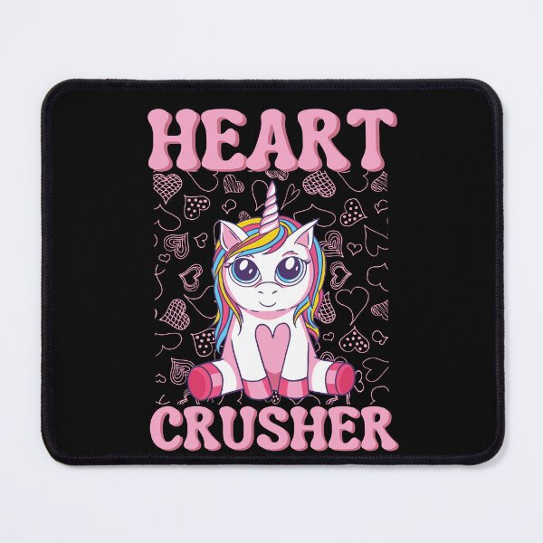 Item preview, Heart crusher, Magical unicorn Valentine's Day design designed and sold by Auntieck.