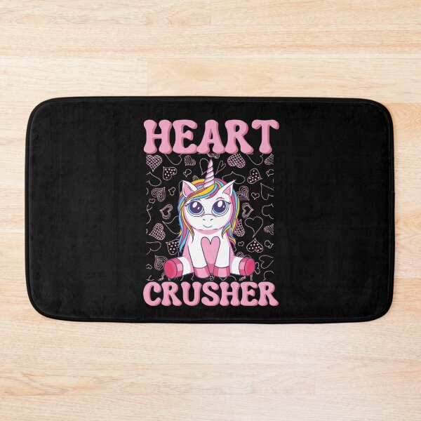 Item preview, Heart crusher, Magical unicorn Valentine's Day design designed and sold by Auntieck.