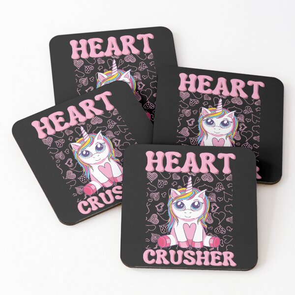 Item preview, Heart crusher, Magical unicorn Valentine's Day design designed and sold by Auntieck.
