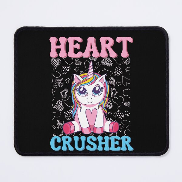 Item preview, Heart crusher, Magical unicorn Valentine's Day design designed and sold by Auntieck.