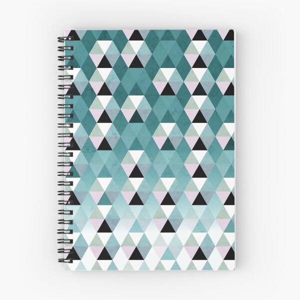 Item preview, Geometric Prisme Pattern - Teal and Pink designed and sold by Dominiquevari.