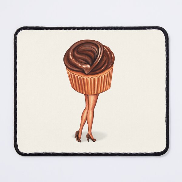 Item preview, Chocolate Cupcake Pin-Up designed and sold by Kelly  Gilleran.