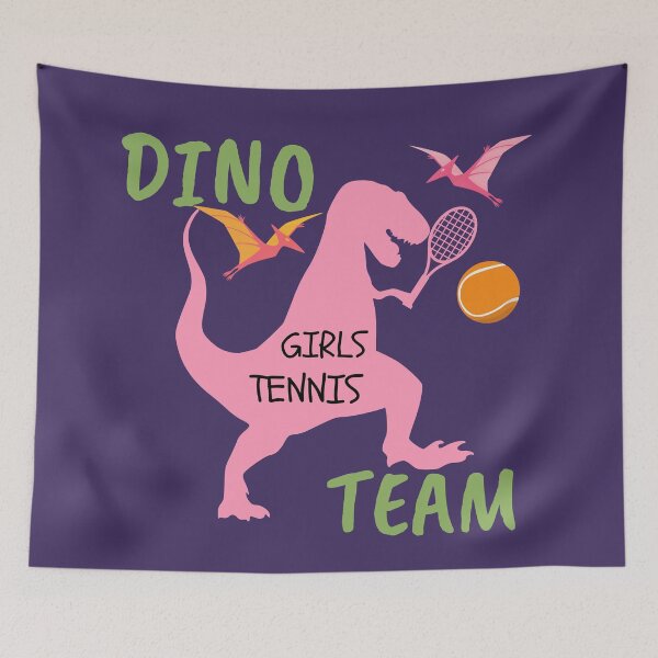Item preview, Tennis Dinosaur- T.REX Girls Tennis Gift designed and sold by BronikowskiART.