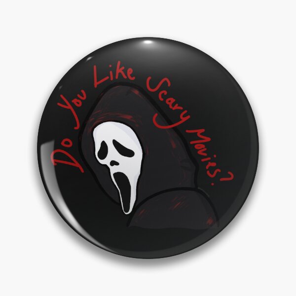 Item preview, do you like scary movies? ghostface scream (red tint) designed and sold by madsdrawsthings.