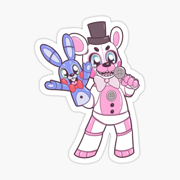 Funtime Chica Sticker for Sale by pastelcandycane