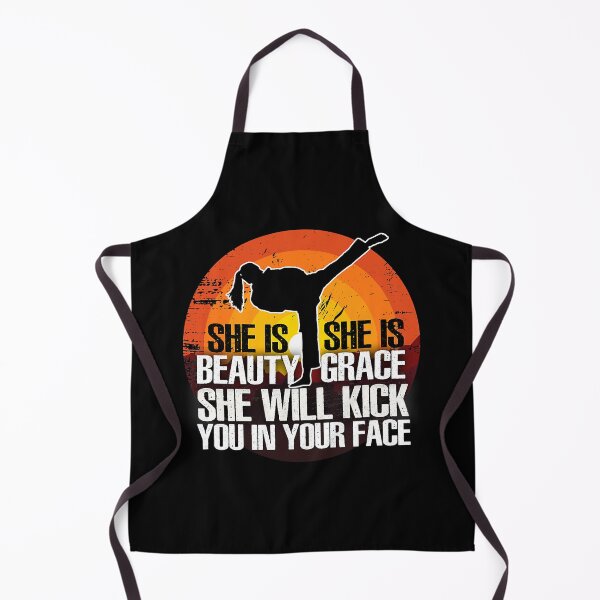 Item preview, She Will Kick You In The Face - Funny Tae Kwon Do designed and sold by richardmatthew.