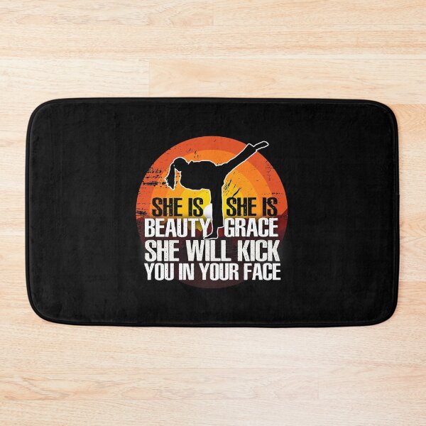 Item preview, She Will Kick You In The Face - Funny Tae Kwon Do designed and sold by richardmatthew.
