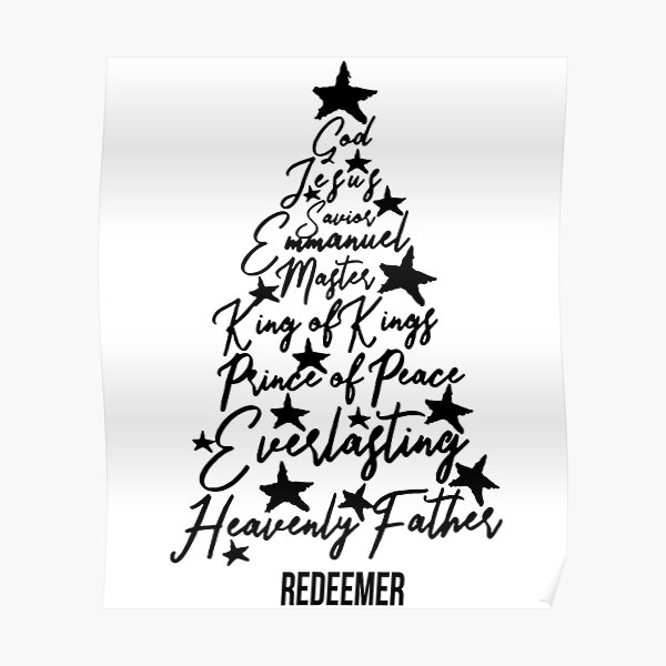 Names Of Jesus Posters | Redbubble