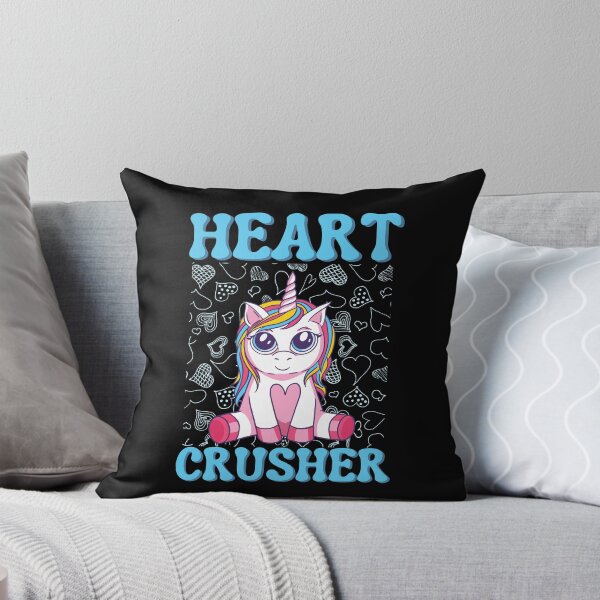 Item preview, Heart crusher, Magical unicorn Valentine's Day design designed and sold by Auntieck.