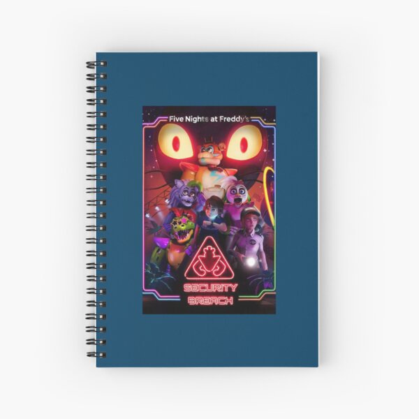 Main Animatronics: FNAF Security Breach Spiral Notebook 